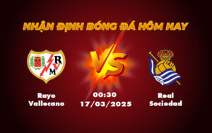 rayo vallecano real sociedad 17 03 la liga